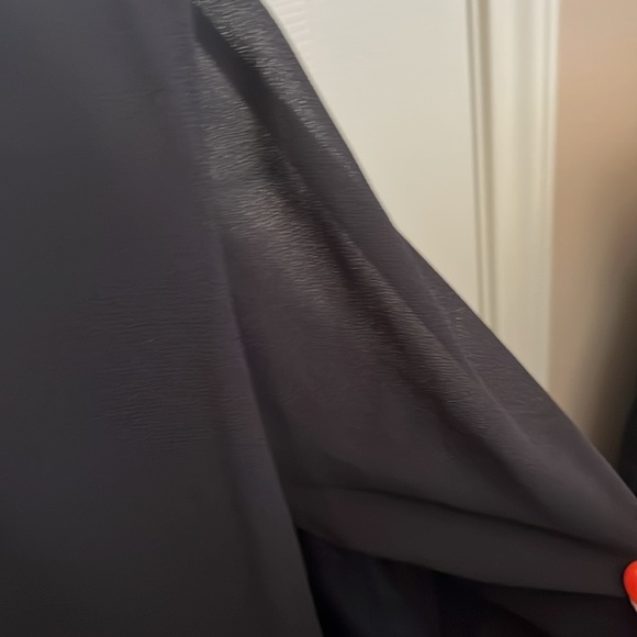 Positive Attitude Women’s Petite Black Dress with Faux Jacket - Picture 3 of 5